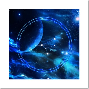 Zodiac constellation virgo Posters and Art